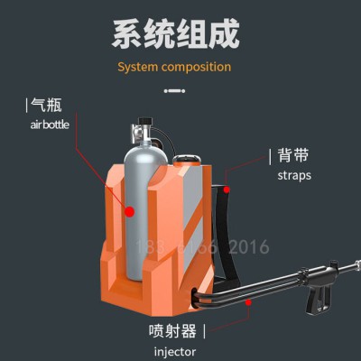 MPB18背负式空气泡沫灭火装置 新能源火灾扑救图1